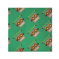 Toy Robot Small Satin Scarf (square) by Vaneshart