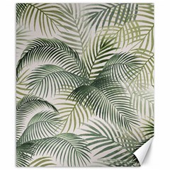 Vector Palm Leaves Pattern  Illustration Canvas 8  X 10  by Vaneshart