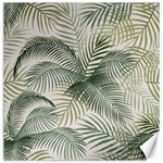 Vector Palm Leaves Pattern  Illustration Canvas 16  x 16  15.2 x15.41  Canvas - 1