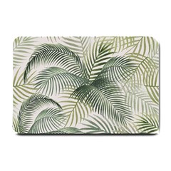 Vector Palm Leaves Pattern  Illustration Small Doormat  by Vaneshart