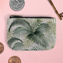 Vector Palm Leaves Pattern  Illustration Mini Coin Purse by Vaneshart