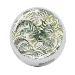 Vector Palm Leaves Pattern  Illustration 4-port Usb Hub (two Sides) by Vaneshart