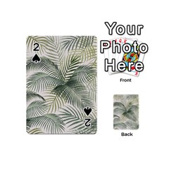 Vector Palm Leaves Pattern  Illustration Playing Cards 54 Designs (mini) by Vaneshart