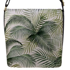 Vector Palm Leaves Pattern  Illustration Flap Closure Messenger Bag (s) by Vaneshart