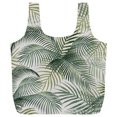 Vector Palm Leaves Pattern  Illustration Full Print Recycle Bag (xl) by Vaneshart