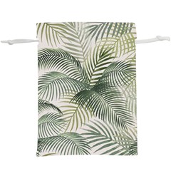 Vector Palm Leaves Pattern  Illustration  Lightweight Drawstring Pouch (xl) by Vaneshart