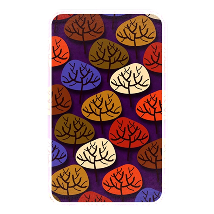 Tree Pattern Background Memory Card Reader (Rectangular)