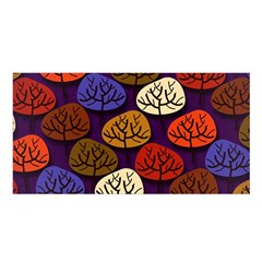 Tree Pattern Background Satin Shawl by Vaneshart