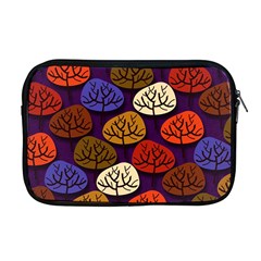 Tree Pattern Background Apple Macbook Pro 17  Zipper Case by Vaneshart