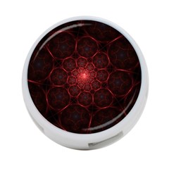 Fractal Spiral Depth Light Red Swirling Lines 4-port Usb Hub (two Sides) by Vaneshart