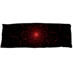 Fractal Spiral Depth Light Red Swirling Lines Body Pillow Case Dakimakura (two Sides) by Vaneshart