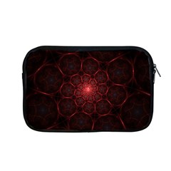 Fractal Spiral Depth Light Red Swirling Lines Apple Macbook Pro 13  Zipper Case by Vaneshart