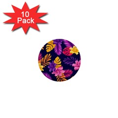 Tropical Pattern 1  Mini Buttons (10 Pack)  by Vaneshart