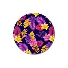 Tropical Pattern Magnet 3  (round) by Vaneshart