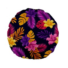 Tropical Pattern Standard 15  Premium Round Cushions