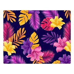 Tropical Pattern Double Sided Flano Blanket (large)  by Vaneshart