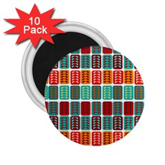 Bricks Abstract Seamless Pattern 2 25  Magnets (10 Pack)  by Vaneshart