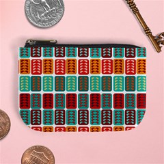 Bricks Abstract Seamless Pattern Mini Coin Purse by Vaneshart