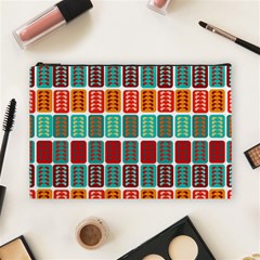 Bricks Abstract Seamless Pattern Cosmetic Bag (large) by Vaneshart