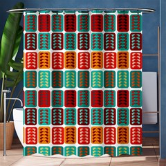 Bricks Abstract Seamless Pattern Shower Curtain 60  X 72  (medium)  by Vaneshart