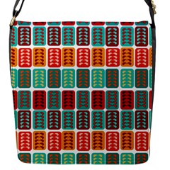 Bricks Abstract Seamless Pattern Flap Closure Messenger Bag (s) by Vaneshart