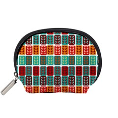 Bricks Abstract Seamless Pattern Accessory Pouch (small) by Vaneshart