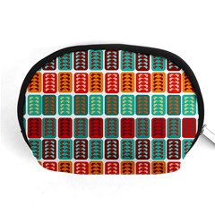 Bricks Abstract Seamless Pattern Accessory Pouch (medium) by Vaneshart