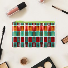 Bricks Abstract Seamless Pattern Cosmetic Bag (xs) by Vaneshart