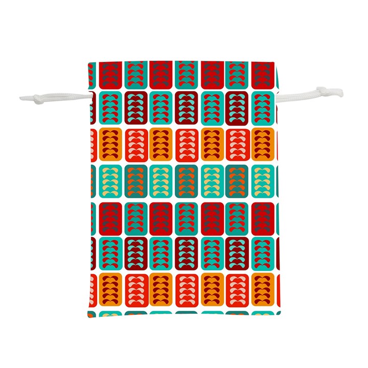 Bricks Abstract Seamless Pattern Lightweight Drawstring Pouch (M)