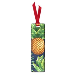 Tropical Pattern Pineapple Flowers Floral Fon Tropik Ananas Small Book Marks by Vaneshart