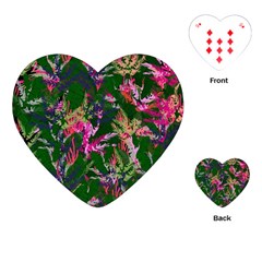 Vibrant Tropical Playing Cards Single Design (heart) by Vaneshart