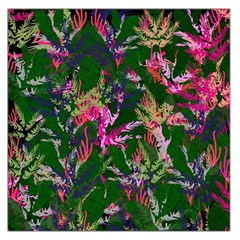 Vibrant Tropical Large Satin Scarf (square) by Vaneshart