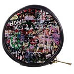 Graffiti Wall Background Mini Makeup Bag Front