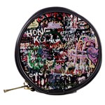 Graffiti Wall Background Mini Makeup Bag Back