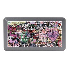 Graffiti Wall Background Memory Card Reader (mini) by Vaneshart