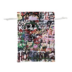 Graffiti Wall Background Lightweight Drawstring Pouch (l) by Vaneshart