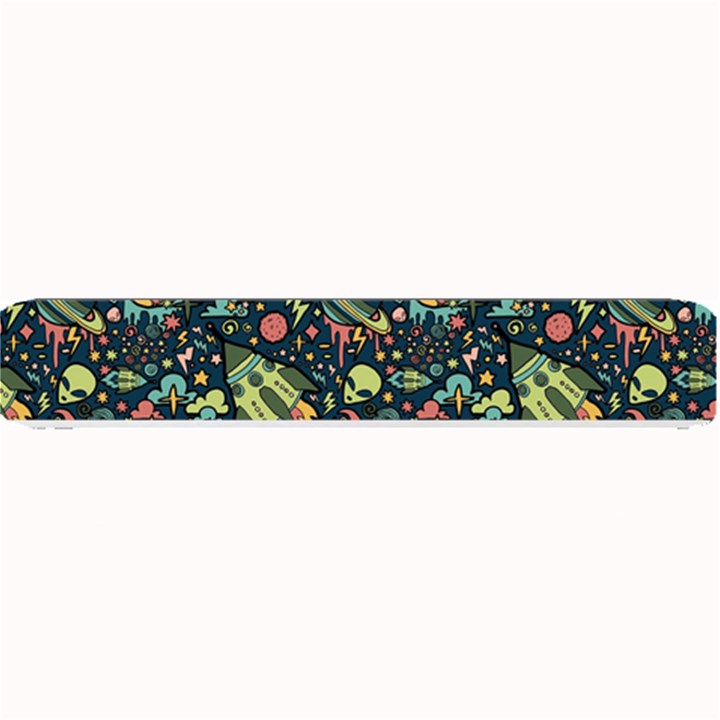 Texture Patterns Aliens Rockets Space Small Bar Mats