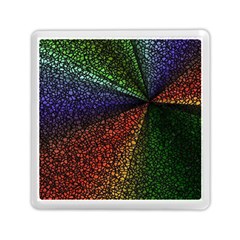 Abstract Colorful Pieces Mosaics Memory Card Reader (square) by Vaneshart