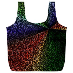 Abstract Colorful Pieces Mosaics Full Print Recycle Bag (xl)