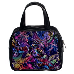 Multicolored Abstract Painting Classic Handbag (two Sides)