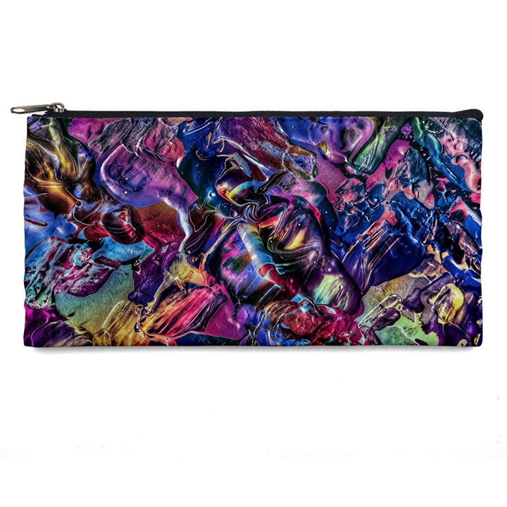 Multicolored Abstract Painting Pencil Cases