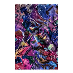 Multicolored Abstract Painting Shower Curtain 48  X 72  (small)  by Vaneshart