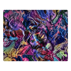 Multicolored Abstract Painting Double Sided Flano Blanket (large)  by Vaneshart