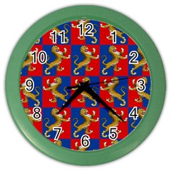 Lion 1 Color Wall Clock by ArtworkByPatrick