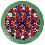 Lion 1 Color Wall Clock Front