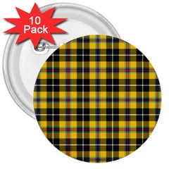 Cornish National Tartan 3  Buttons (10 Pack)  by impacteesstreetwearfour