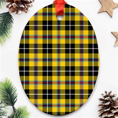 Cornish National Tartan Oval Ornament (two Sides) by impacteesstreetwearfour