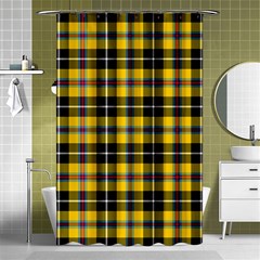 Cornish National Tartan Shower Curtain 48  X 72  (small)  by impacteesstreetwearfour