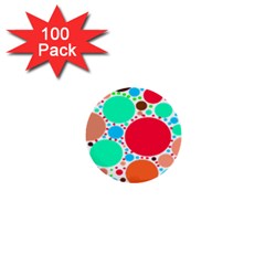 Dots 1  Mini Buttons (100 Pack)  by impacteesstreetweareight