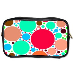 Dots Toiletries Bag (two Sides) by impacteesstreetweareight